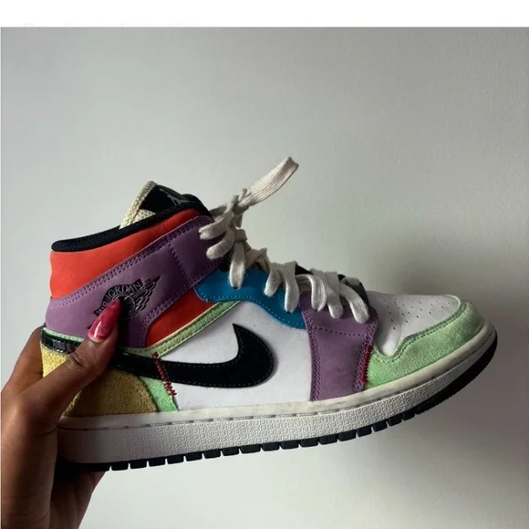Nike | Shoes | Nike Multicolor Air Jordan Sneakers | Poshmark display picture 3